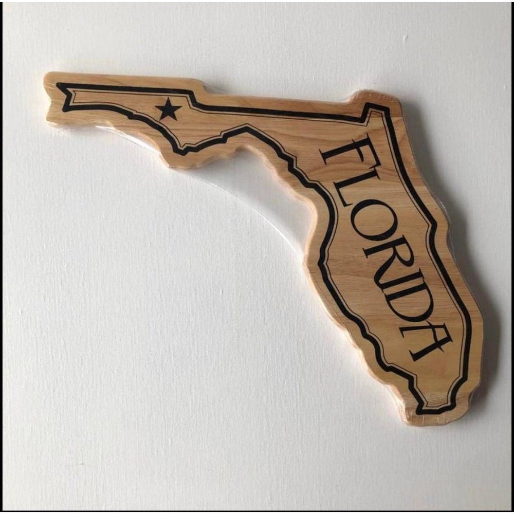 Florida Shaped Cutting Board